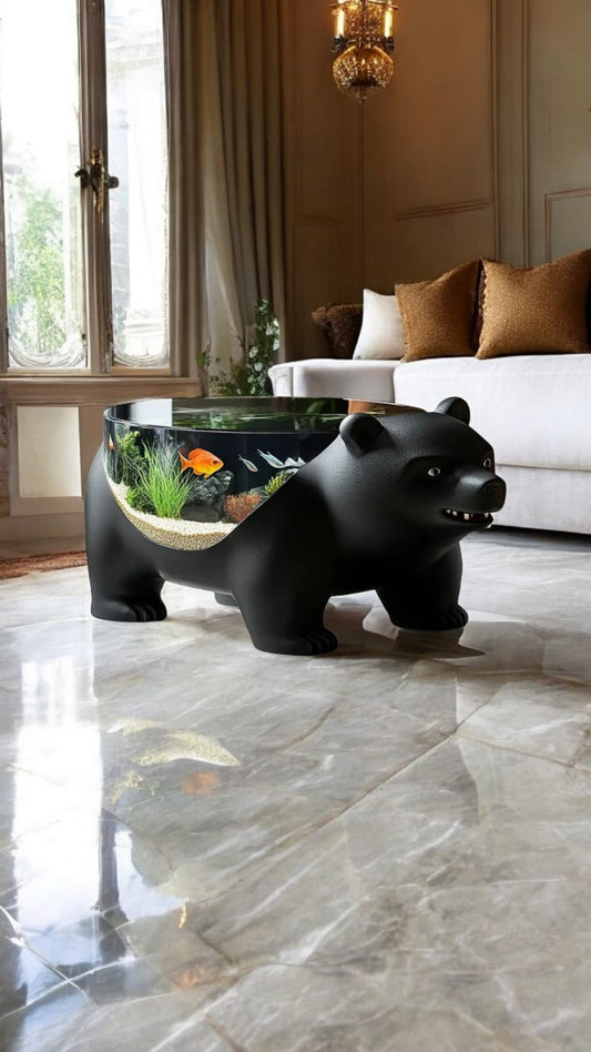 Black Bear Aquarium Coffee Table