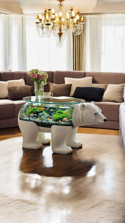 White Bear Aquarium Coffee Table